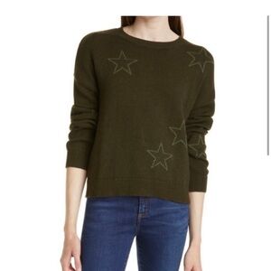 Olive Green Rails Star Sweater